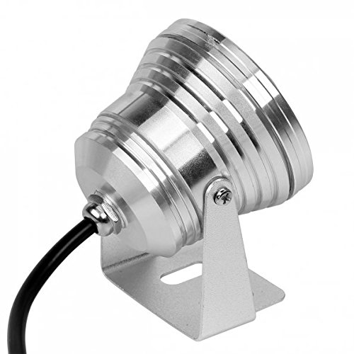 LTC ® 10W RGB Unterwasser LED Flutlicht Wasserdicht Gartenlampe Außenstrahler 12V DC für Aquarium Fountain Pool Brunnen mit Fernbedienung - 6