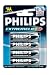 Produktbild Philips Extreme Life Batterie AA Mignon 4er Pack