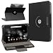 Produktbild UC-Express Jay-Tech TXE10DS TXE10DW TXTE10D TXE10DW2 Tablet Hülle Tasche Schutzhülle Case Schutz Cover 360° Drehbar, Farben:Schwarz