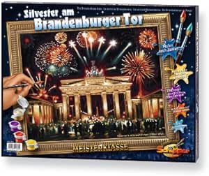 Schipper 609130386 - Malen nach Zahlen - Silvester am Brandenburger Tor