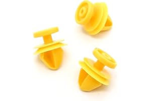 VEHICLE CLIPS 10x Plastic Trim Clips for Side Skirts, Sill Mouldings & Rocker Cover (C2D5807)