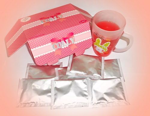COLLY PINK COLLAGEN 6000MG. PEPTIDE DIETARY SUPPLEMENT DRINK STRAWBERRY FLAVOR