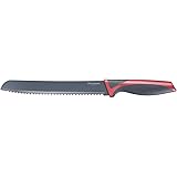 Westmark Coltello da pane, Lama lunga e seghettata, Lunghezza lama: 20 cm, Con protezione per la lama, Acciaio inox/Plastica,