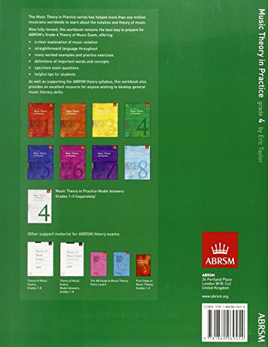Book's Cover of Music Theory in Practice, Grade 4