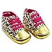 Fairy Season Baby Toddler Leopard Print Cute Shoes Soft Sole 3-18 Months Ribbon Girl