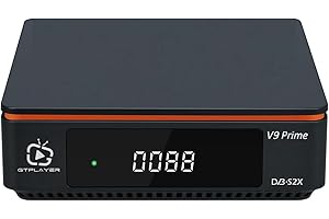 VL VILLORE Gtemediav9 Prime HD DVB-S/S2/S2X FTA Receptor de satélite Digital. Firmware de fabrica. decodificador de satélite Integrado de 2.4 G WiFi