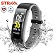 Produktbild Fitness Tracker, Makibes Fitness Armband mit Herzfrequenzmessung, Wasserdicht IP68, Sport GPS Aktivitätstracker Smartwatch Kompatibel mit Strava, Anruf SMS für iOS Android Handy