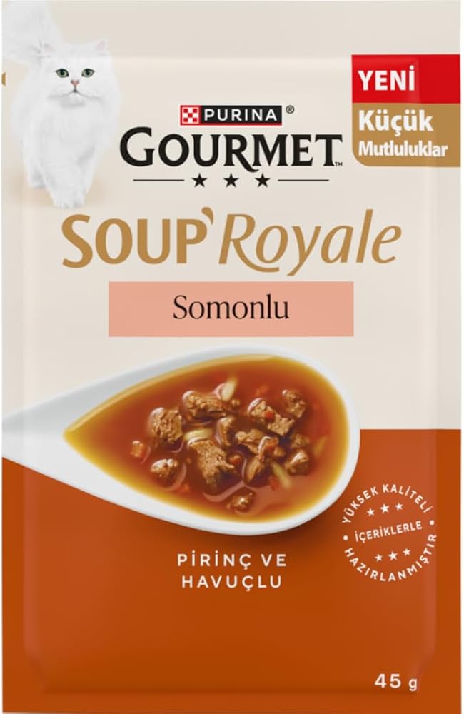 Gourmet Soup Royale Somonlu Kedi Çorbası 45g