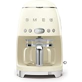 Smeg DCF02CREU Filter Coffee Machine, Cream