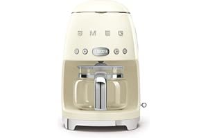 Smeg DCF02CREU Cafetera de Goteo 1.4L 1050W Crema