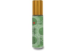 GREENWOOD ESSENTIAL Olio essenziale Greenwood per il chakra del cuore (Anahata) - Ideale per meditazione, purificazione, yoga, allineamento dei chakra, rilassamento, guarigione e rituali, 8 ml (0,27 oz)