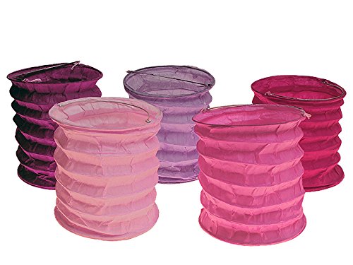 kadoh Papierlampions Set/5 pink-lila (M)