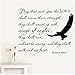 Produktbild They That Wait Upon The Lord, Shall Renew Their Strength, They Shall Mount Up With Wings of Eagles, They Shall Run and Not Be Weary Walk Faint Wall Decal Sticker Scripture Christian by lodicae