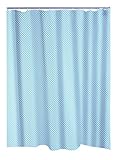 Ridder Duschvorhang Textil Square Blau 180x200 cm