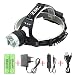 Produktbild WolfWay 2000 Lumen Cree XM-L T6 LED Kopflampe Aluminiumlegierung Stirnlampe Kopf Fackel Lampenlicht Taschenlampe 3 Modus starkes helles / normales helles / blinkendes SuperT6 weißes Licht