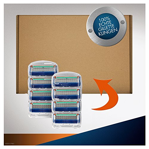 Gillette Fusion Rasierklingen (Für Männer) 8 Stück - 9