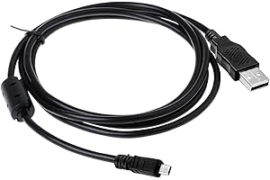 VESTORYYER 1pcs charger,Compatible with FUJIFILM FinePix Nikon UC-E6 USB data cable Nikon single-lens reflex camera 8P small port data connection cable for digital camera battery charging and data transfer