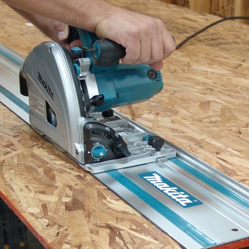 Makita SP 6000K1 Tauchsäge mit Führungsschiene und Systainer - 7