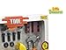 Produktbild Little Treasures BUILDER 16pcs pretend play Mechanic Tools Set - a combination of working function hand tools including wrench, screwdriver, hammer, motorcycle which can be assembled and dis-assembled