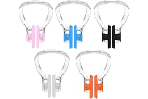 LICQIC Swimming Nose Peg, Swimming Nose Clip Kids 6-14, Waterproof Silicone Swim Nose Protector with Storage Box for Swimming Swim Nose Training Protector for Beginners