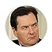 Produktbild GEORGE OSBORNE Grumpy Budget Face bedruckt Bespoke entworfen 58 mm Rund KOMPAKT Spiegel. Neuheit Make Up Spiegel ideal für Ihre Handtasche. Neuheit Geschenk