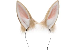 FXAELIAN Animal Fox Cat Dog Ears Headband Halloween Cosplay Hairband Hair Hoop