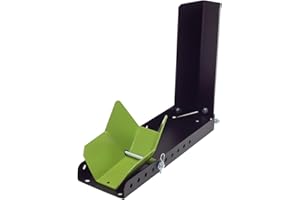 ‎TRUTZHOLM TRUTZHOLM Motorradwippe Stahl für Vorderrad Hinterrad 10-Fach verstellbare Radaufnahme Radgröße 8-24 Zoll bis 450 kg Reifenbreite bis 145 mm Montageständer Radwippe Vorderradklemme in schwarz/grün