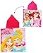 Produktbild Unbekannt Badeponcho -  Disney Prinzessin - Arielle / Rapunzel / Froschkönig / Cinderella  - 50 cm * 105 cm - 3 bis 6 Jahre Poncho - mit Kapuze - Handtuch Strandtuch ..