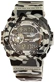 Herrenuhr Digital Beige Braun Grau Schwarz Camouflage Negativ Display + Box Militär Armee Army Bundeswehr Quarz Silikon Sport Alarm Licht Stoppuhr Datum Armbanduhr