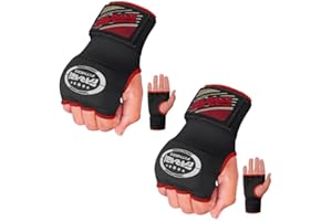 FARABI SPORTS Farabi Kids Junior Inner Hand Wraps Gloves Easy Gel Padded Boxing Wraps with Wrist Wraps Pair