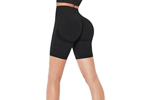 Jetjoy Scrunch Bums Leggings Gym Seamless Butt Lifting Leggings for Women Ribbed High Waist Gym Leggings Ladies Running Workout Leggings Squat Proof Leggings Tummy Control Push Up Yoga Pants