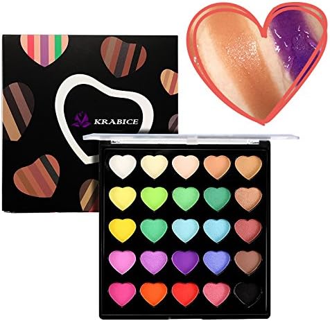 Shimmers and Matte Nudes Eyeshadow Palette, KRABICE 25 Color Eye Shadow Makeup Kit Set Pigment Cosmetic Natural Flawless Make Up Professional Pallet for Eye Makeup - #2
