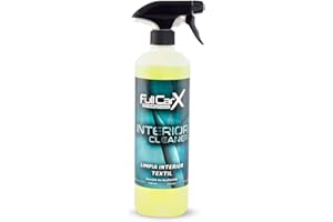 FULLCARX Interior Cleaner 750ml Limpia Tapicerías Coche, Elimina Manchas, Potente Limpiador Asientos Tapicería Textil Cuero, Aroma Fresco Neutraliza Olor, Producto Limpieza Detailing Profesional