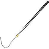 HASLED Telescopic Pole 3 Sections Stainless Steel with Heavy Duty Hook &ndash; Adjustable Length 53 &ndash; 134 cm &ndash; for Swimming Pool, C