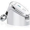 Fastaid Microcurrent-Facial-Device, Microcurrent Face Massager Roller for Wrinkle Removal, Skin Tightening, Face Sculpting, Instant Face Lift Device, Face Rollers for Women & Men, Glossy White