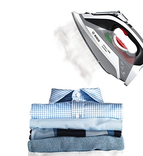 Bosch TDI90EASY - Plancha de inyección, motor de inyección, 2400 W, depósito de 0,4 l, supervapor de 200 g