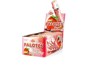 VIDAL Caramelo palote de fresa caja 1,2 kg (200 unid aprox)