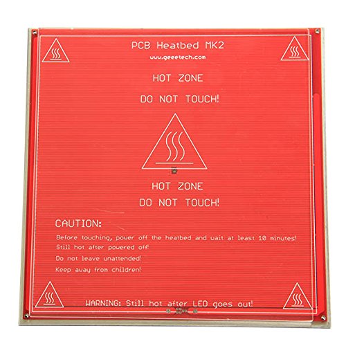 3D Drucker ReprapMK2 Heizung Betten Ausgeglichenes Borosilikatglas Teller Passend f¨¹r Wiederverwertung Maschine Heizung Leiterplatte, 213*200*3mm - 5