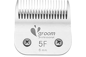 GROOM PROFESSIONAL Pro X Clipper Blade for Dog Grooming - Detachable Clipper Blade - Hardened Steel - Excellent Resistance to Wear & Excellent Cutting Performance - Replacement Blade - 5F