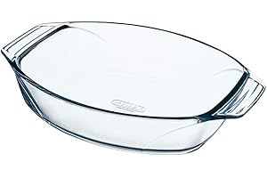 Pyrex - Irresistible - Plat à Four Ovale en Verre 39x27 cm