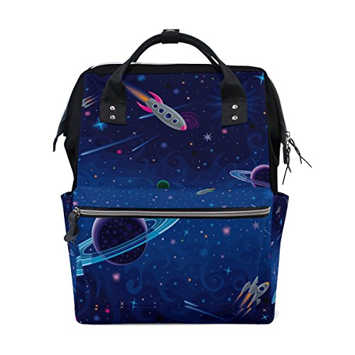 Preisvergleich Produktbild coosun Cosmic Platz Muster Wickeltasche Rucksack, großes Fassungsvermögen muti-function Reise Rucksack