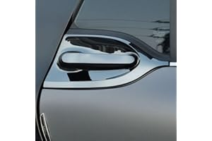 SHIFENG Für Smart 453 Fortwo 2015 2016 2017 2018 2019 2020 304 Edelstahl Auto Außentürgriffe Zierleisten Zubehör (glänzendes Schwarz)