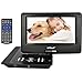 Produktbild ieGeek 13,8" Tragbarer DVD Player, 7 Stunden Akku, Auto Kopfstütze Monitor, Unterstützung USB / SD Karte, Direktes Spielen in Formate MP4 / AVI / RMVB / MP3 / JPEG, Schwarz