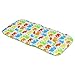 REVERSIBLE cotton & minky Pram INSERT, LINER covers Universal (elephant/green)