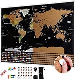 mapamundi rascar natura ✈ ESCAPADES: Disfrute de momentos mágicos rascando los países que ha visitado, planificando su próxima aventura y compartiendo sus historias de viaje con su entorno. Puede usar un borrador, un plectro o el canto de una moneda para rascar ligeramente la superficie del país que quiere descubrir. Así, se aprecian más informaciones como las fronteras, las ciudades principales, los relieves geográficos y el nombre del país. De medida de 82.5 x 59.5 cm, nuestros mapas pueden ser fácilmente enmarcado