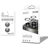 Zore CL-12 Premium Sapphire Fingerprint-Free Anti-Reflective Camera Lens Protector (Silver) For Senon Apple iPhone 17