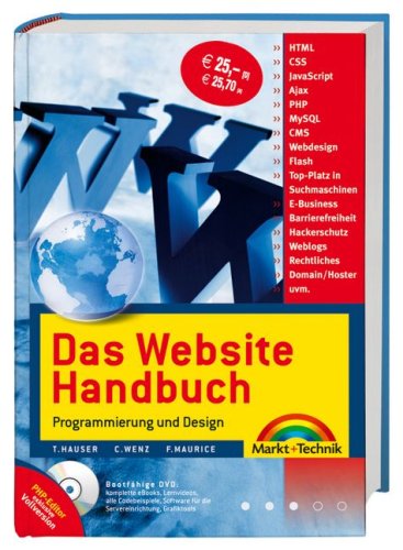 Das Website Handbuch: Programmierung und Design