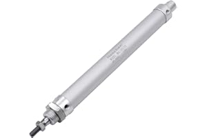 Heschen Cilindro de aire delgado neumático MAL 16-125 M5 puerto 16mm orificio 125mm carrera doble acción