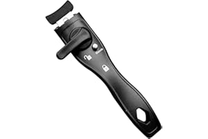 DOMI PRO Poignée Amovible, Poignée Anti-Casserole Anti-Scalding, Clip de poêle pour Plats Chauds, Outil de Serrage | Plastique Thermique | Le Noir