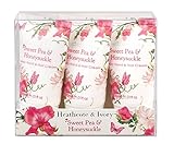 Heathcote & Ivory Florals Sweet Pea and Honeysuckle Soft Hands Collection